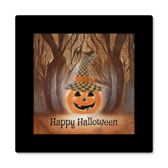 Hand Crafted Other - Halloween Canvas Wall Art